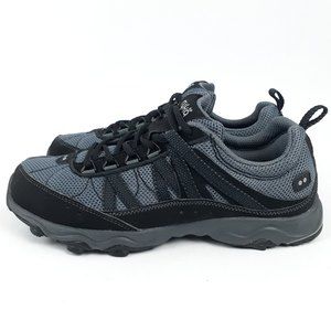 Ryka Womens 8 Nitracel Shoes Lightweight Outdoor Lace Up Sneakers Grey Black